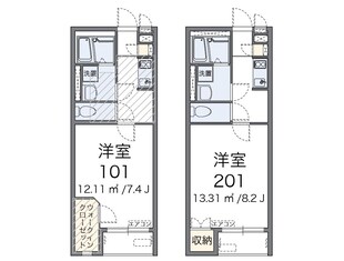 レオネクストＫ３の物件間取画像